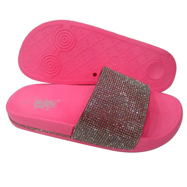 New Fashion Bling Diamond Ladies Slides Slippers Women's Sandals - Buy ...