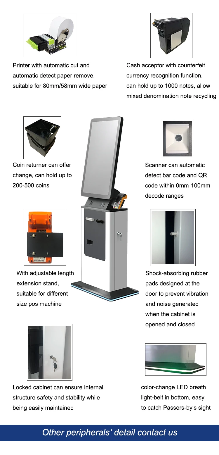 touch screen kiosk with credit card reader library kiosk