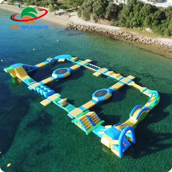 Hot Sale Inflatable Floating Water Park Huge Floating Aqua Sport Park Water Trampoline Combo For Ocean Customized Buy Inflatable Commercial Water Park Outdoor Trampoline Park Water Park Equipment For Sale Product On Alibaba Com