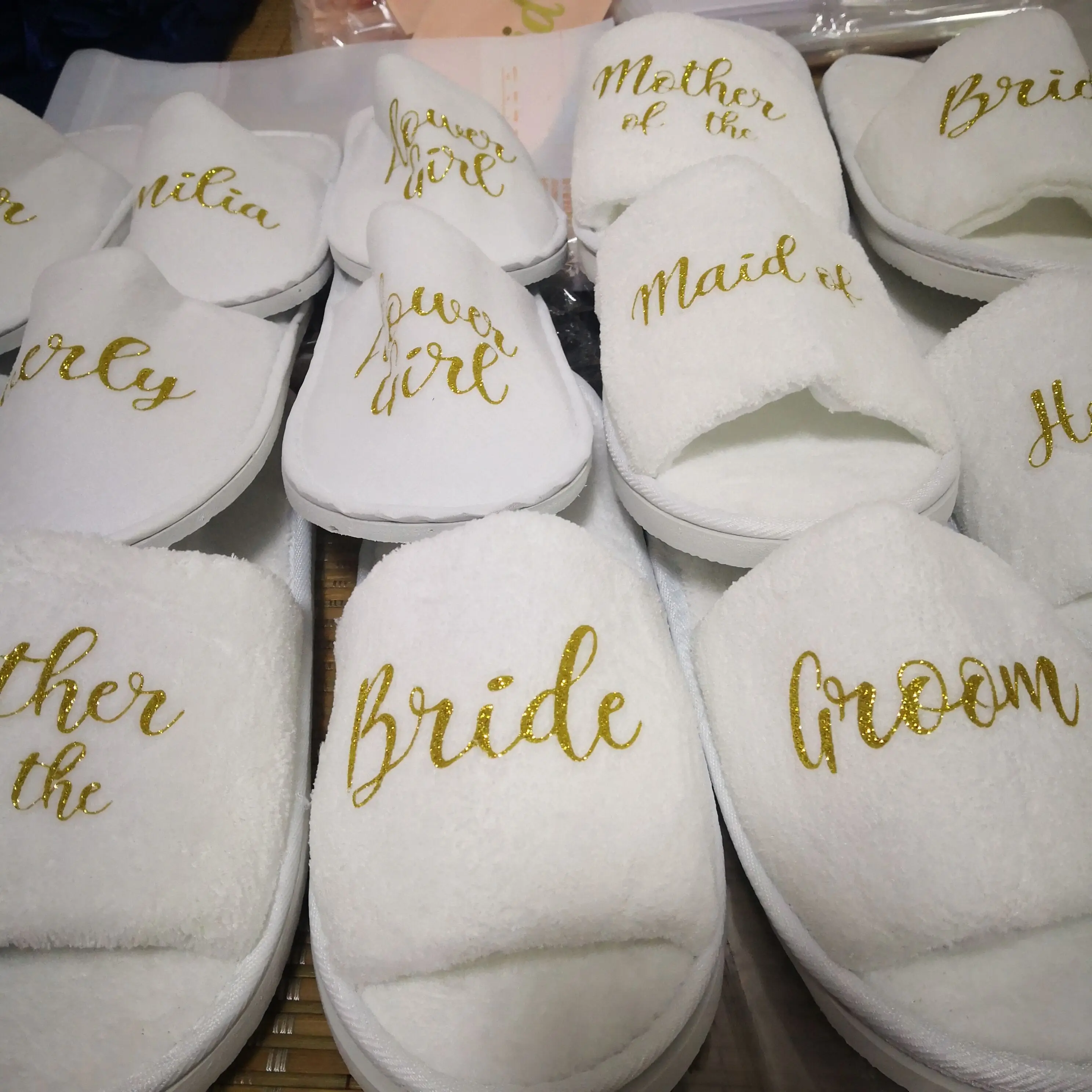 personalised hen party slippers