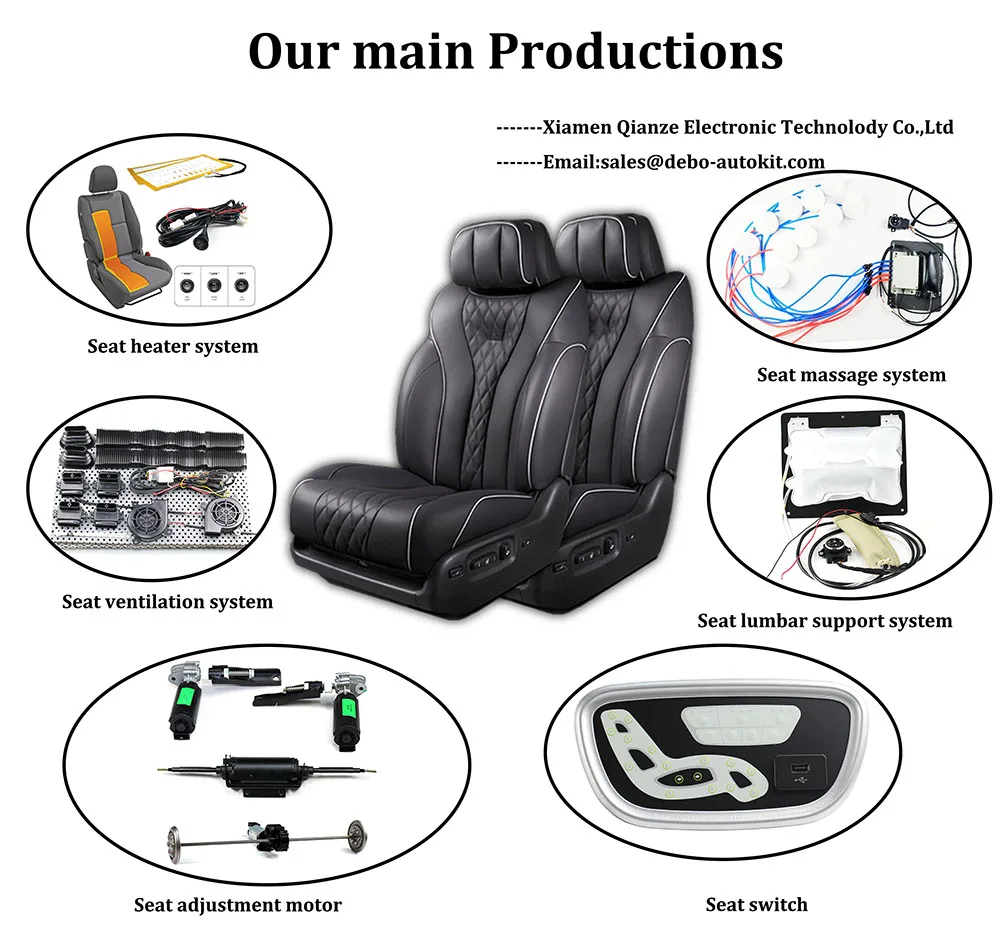 Hot Popular 12v Electric Air Flow Car Seat Ventilation System For