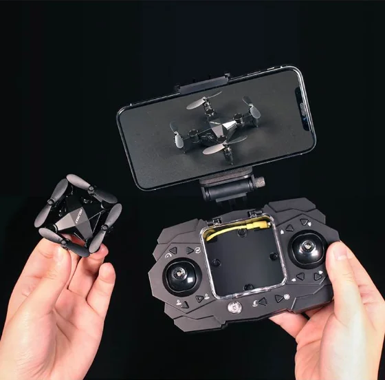 DeerMan 901H Pocket Mini Drone HD Photographie aérienne avec caméra WIFI Mini Quadricoptère RC pliable pour enfants Jouets