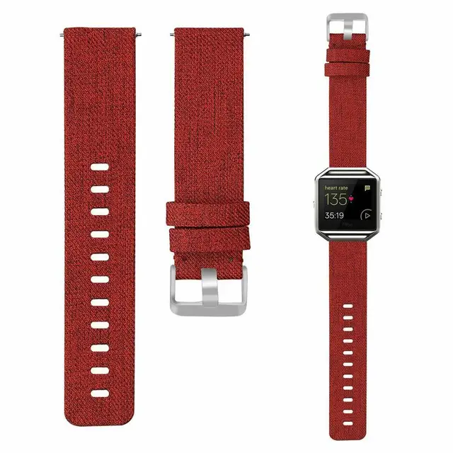 fitbit blaze fabric strap