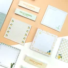 OEM Customized Mini Cute Sticky Post It Notes Planners Memo Pads Set For Girls