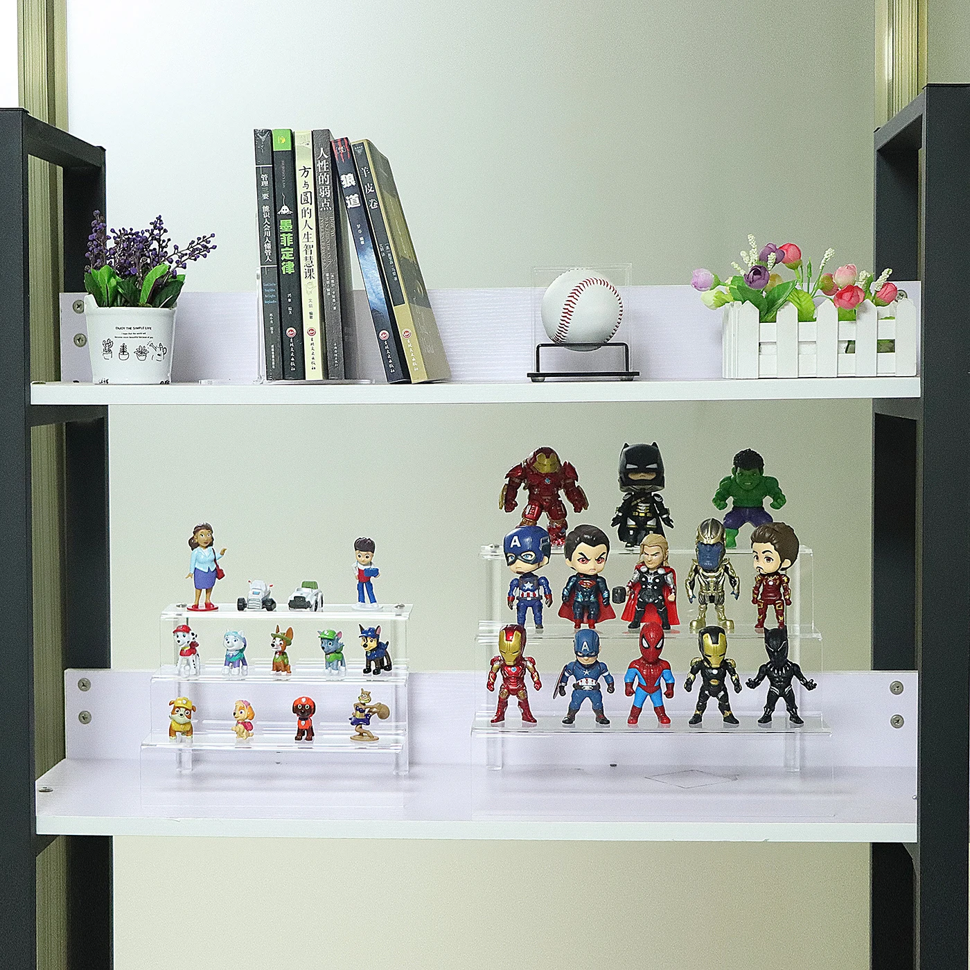 Clear Acrylic Funko Pop Figure Display Riser 3tier Stand Tabletop Shelf Rack Buy Acrylic