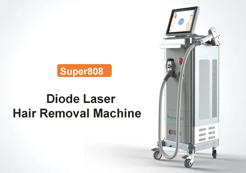 Super 808nm Light Sheer Diode Laser Hair Removal Machine For Beauty