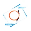 NECERO armored pigtail sc fiber transceiver sc/upc 2mm patch coade lc /upc armoured multimode duplex patch cord