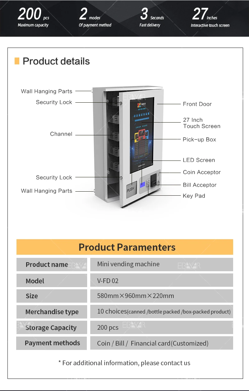 Nayax Credit Card Reader Can Vending Machine For Recycle Buy Vending