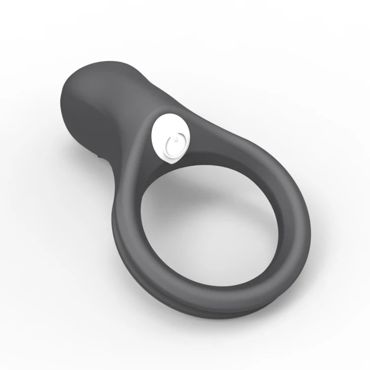 Clip shape single frequency vibration cock ring vibrator for penis vagina unisex stimulation