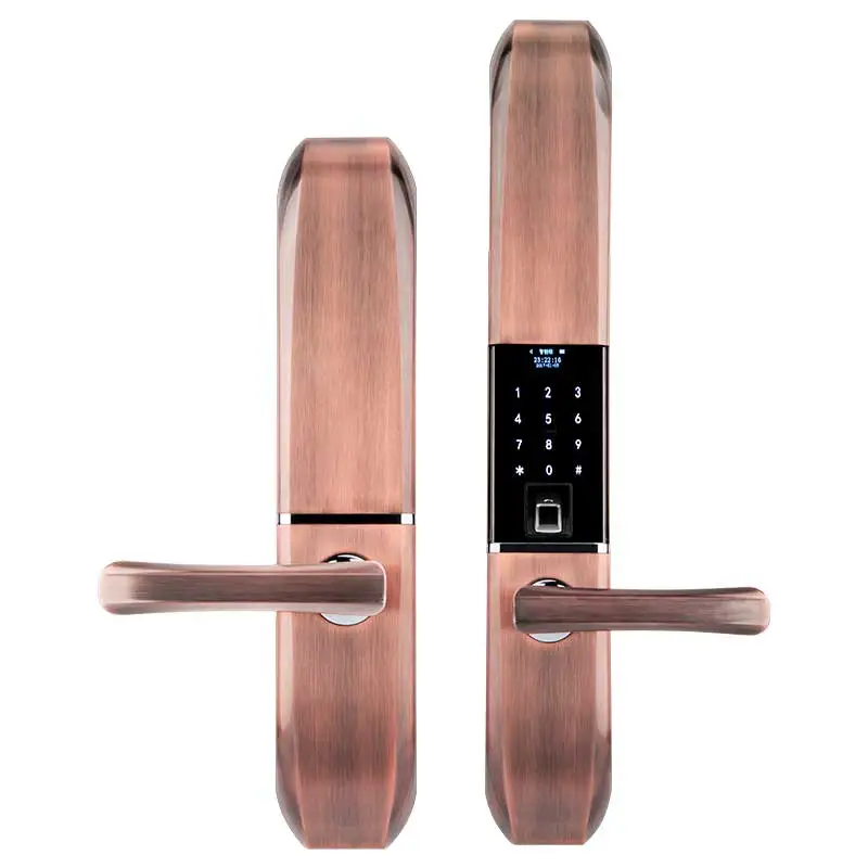 Hotel Security Intelligent Fingerprint Keyless Door Smart Locks For Door