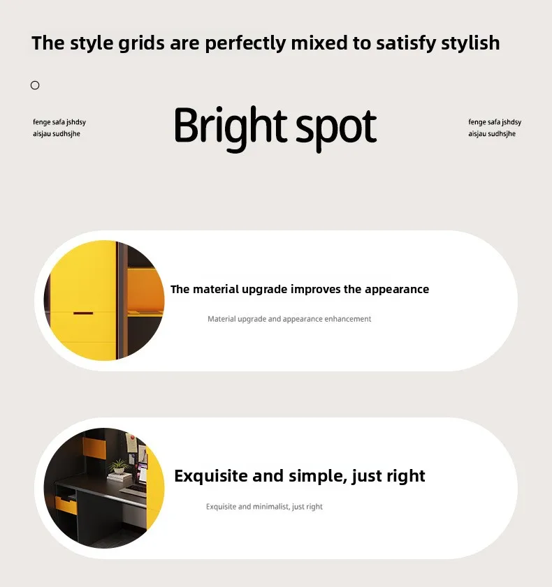 product modern iron panel bed school dormitory apartment loft bunk bed with desk-4