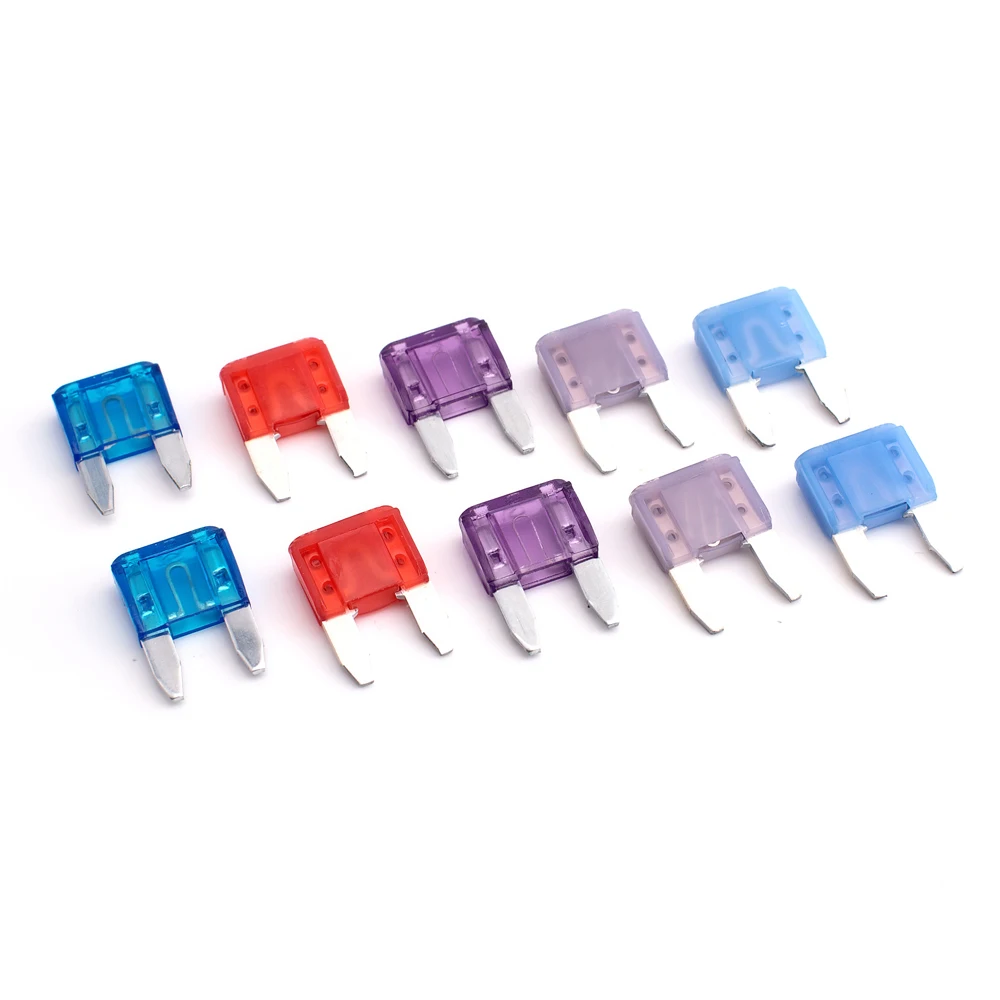 Car Electronic Fuse Holder For Pcb Mount Double Pin Blade Fuse Clip