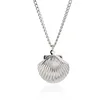 Top sale amazon gold plated shell necklace fashion jewelry hawaii long chain gold locket pendant necklace photo