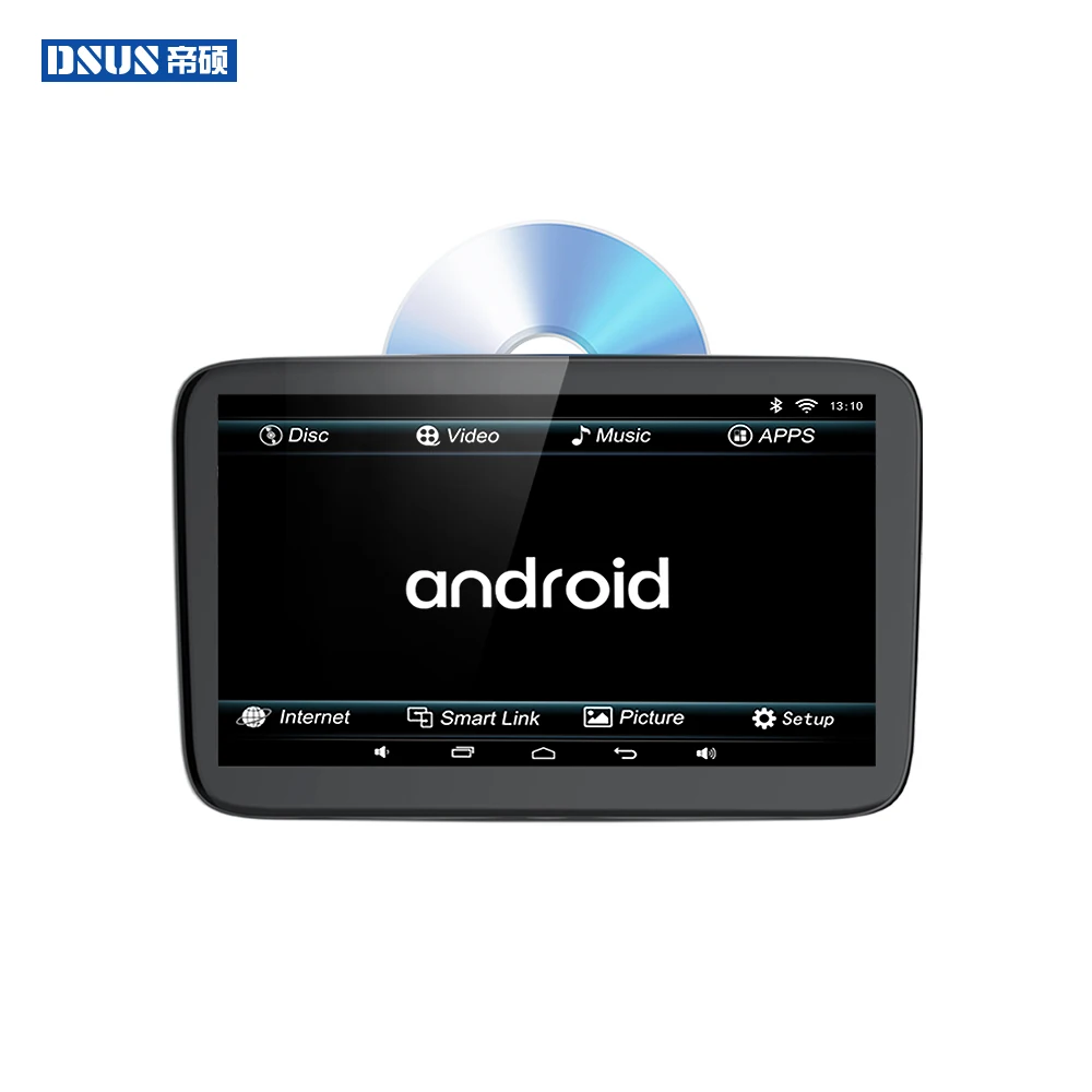 DSUS 11.6 inch android car stereo radio dvd player universal car headrest monitor touch screen back seat wireless dvd player