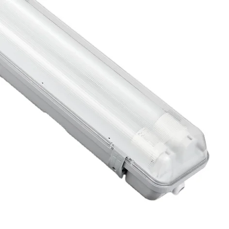 High quality cheap outdoor weatherproof 2x18w 4ft double T8 led batten light fluorescent fittings