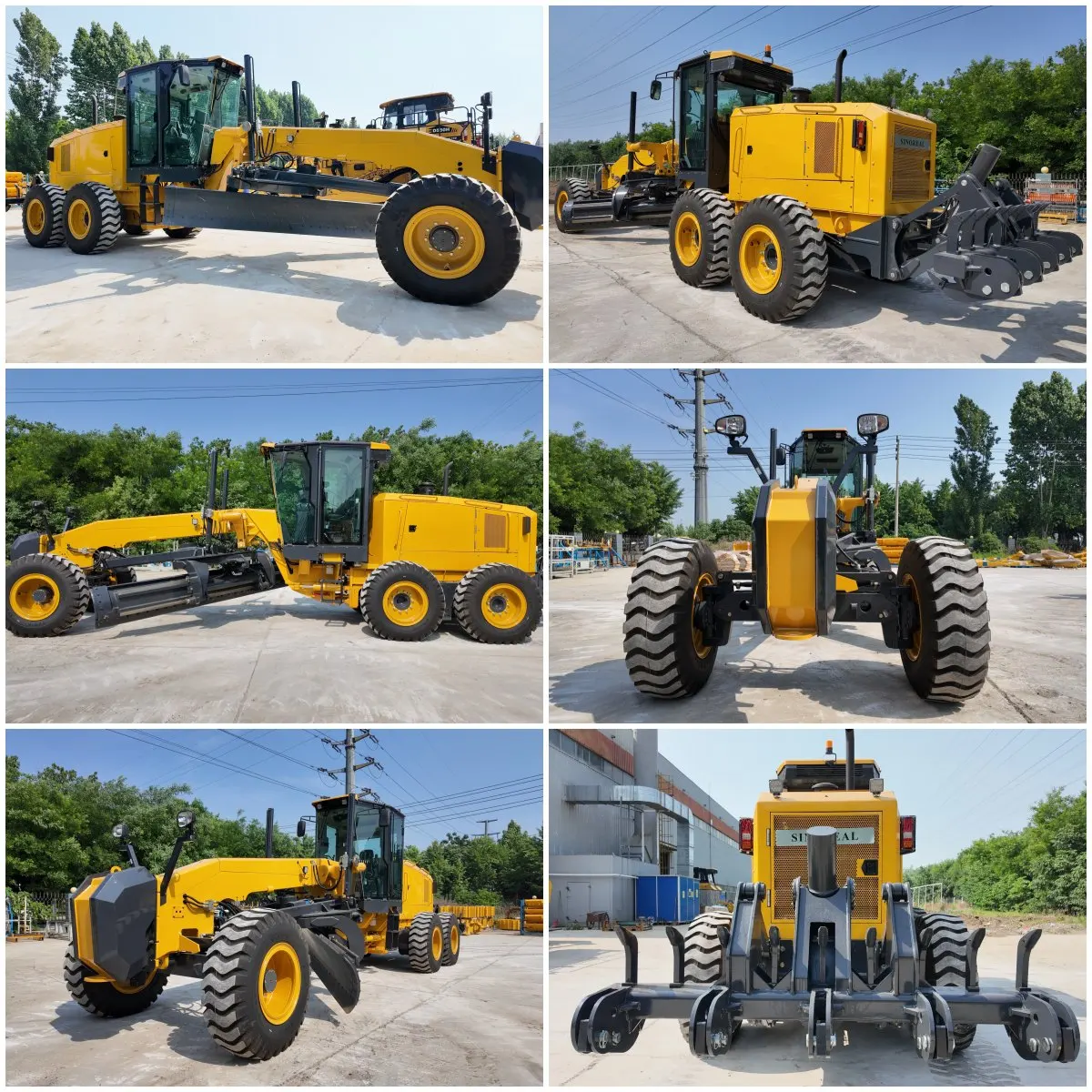 NEW 160KW Road Grader with Wide Blades on Uneven Road Motor Grader for Sale