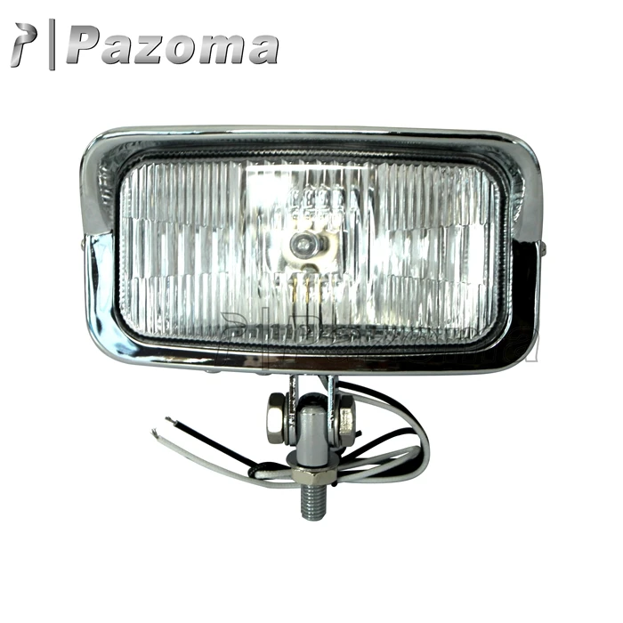 Universal 6v 45w Motorcycle Headlight Assembly 7" Rectangle Lamp