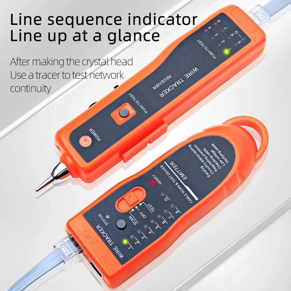 Local Area Network Cable Tracker RJ11 RJ45 Cat5 Cat6 Telephone Wire ...