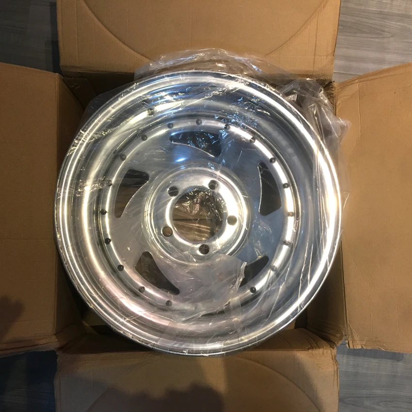Wheelsky Good Runout Custom 15 Inch 15x6.0 6x139.7 Chrome Directional