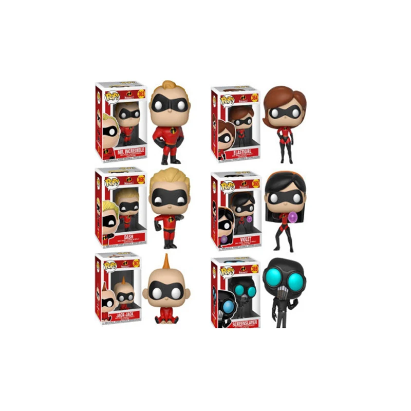 Funko Pop Incredibles 2 Movie The Character Superman Family Cute Dolls Vinyl Figure Collection