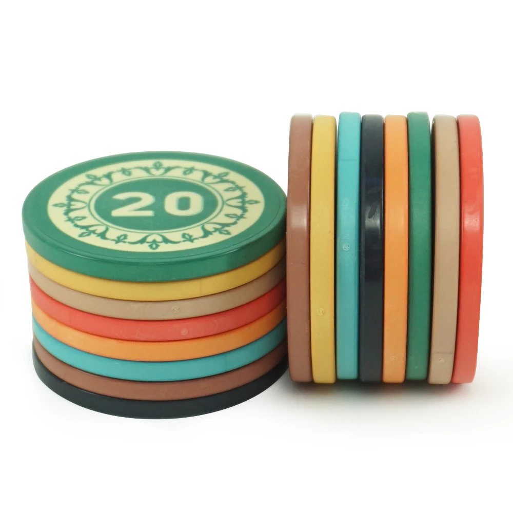Any Design Can Do Professional Casino Poker Chips Ceramic Flower With