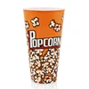 Multiple Sizes 32oz Take out Disposable Plastic Popcorn Bucket Popcorn Cup and Holder for popcorn with Lid
