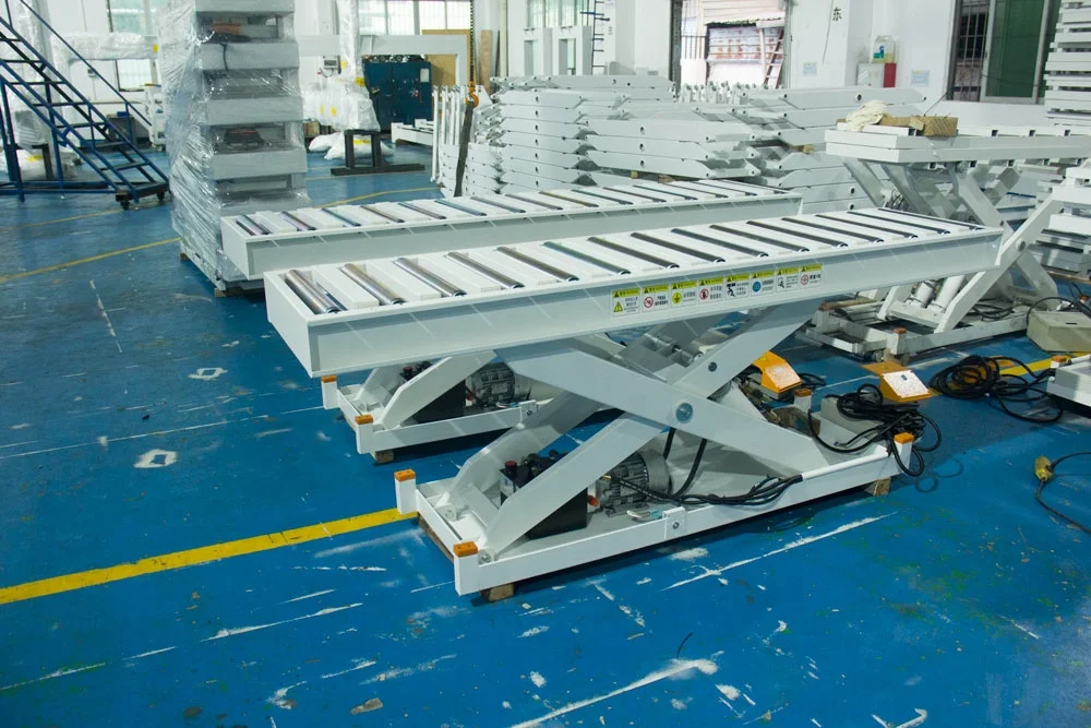 Hongrui fixed scissors elevator fixed cargo elevator indoor and outdoor lifting platform details