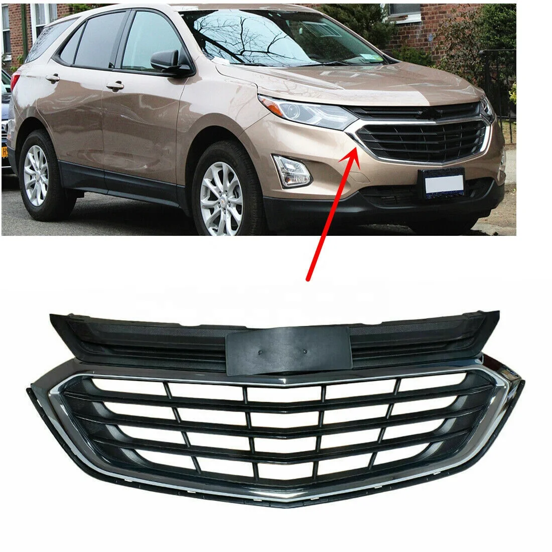 84150754 Front Bumper Cover Facial Lower For Chevy Chevrolet Equinox