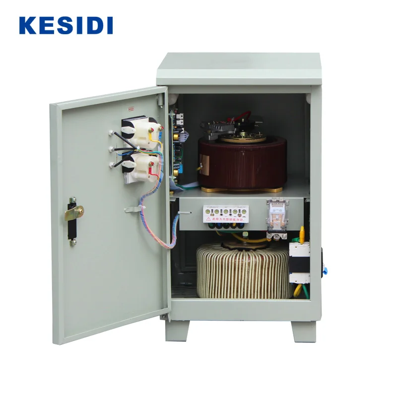 Larson Electronics 10 KVA single-phase voltage stabilizer with UL certification label