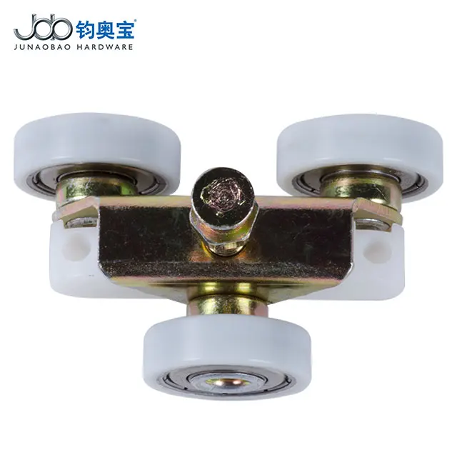 3 Wheels Pocket Door Roller Sliding Track System Suspending Sliding