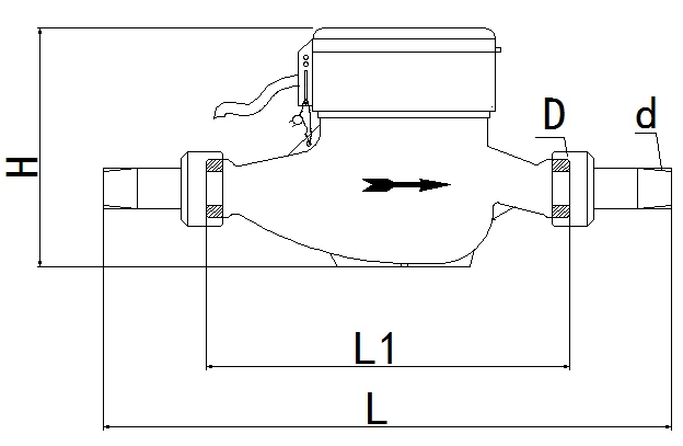 Imported high precision rs485S water meter - ANKUX.COM