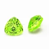 Hot Sale Special Color Gems Stones Apple Green Trillion Cut Cubic Zirconia for Natural jewelry