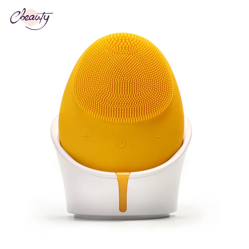 
Exquisite Woman Favorite Wireless Electric Silicone Facial Cleaning Brush 
