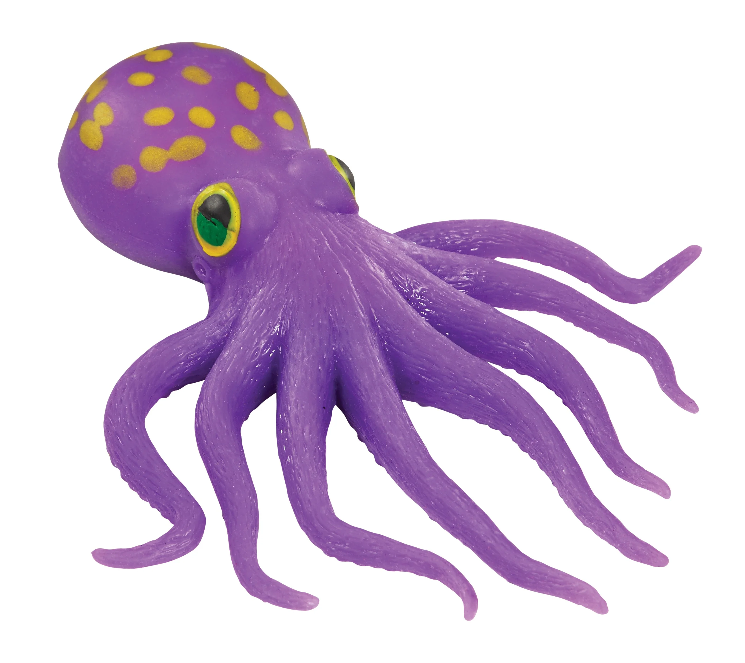 purple octopus bath toy