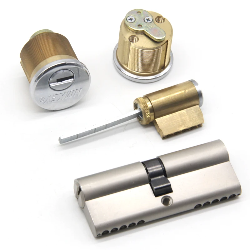 American Type Rim Round Brass Cylinder Replacement Safe Key Cylinder