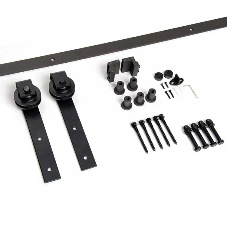 Modern Double Barn Doors Hardware Luxury Bypass Type Track Sliding