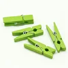 High Quality Hot Sale Beautiful Design Colorful Animal Craft Peg Children Diy Hemp Rope Photo Clip Wooden Tiny Clothespin