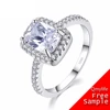 Classic temperament smart ring diamond vibrating fiber ffkm o-ring carbon rings