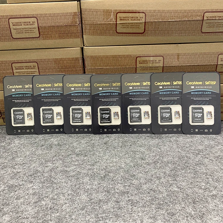 Ceamere Classic Colorful Pattern Mini Memory Micro SD Kort Class 10 Carte Memoire Card 2GB 4GB 8GB 16GB 32GB 64GB 256GB SD Kort