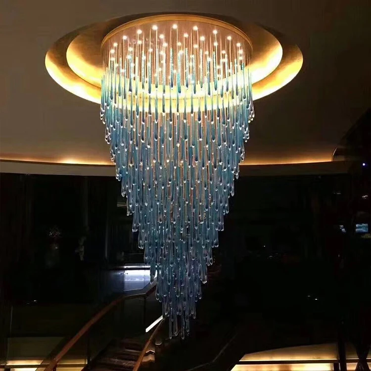 modern balloon glass chandelier
