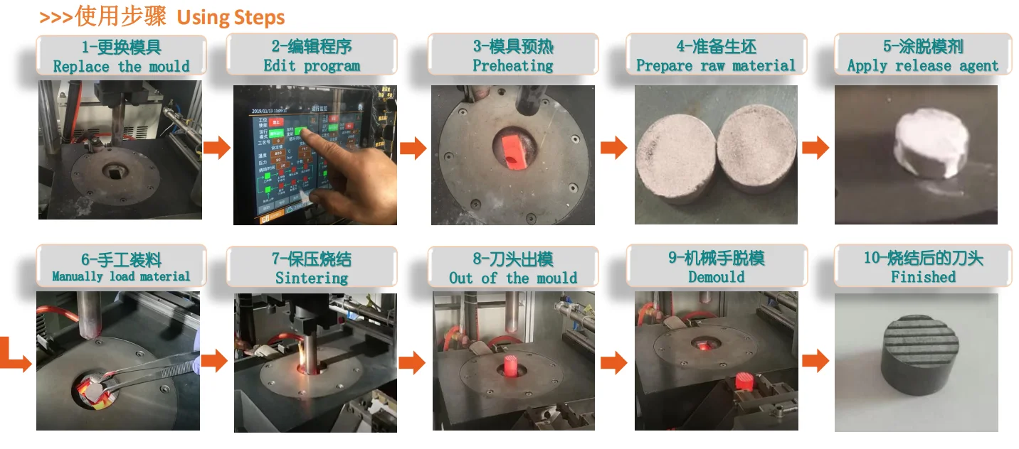 Hot Press Sintering Machine For Segments Buy Diamond Sintering
