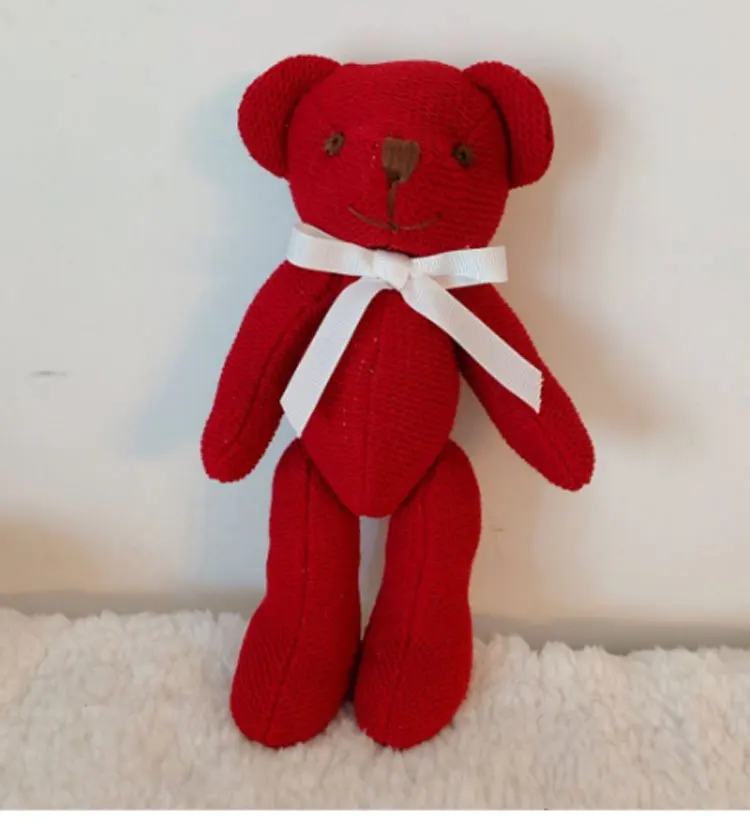 Bear Dolls Bear OEM Wedding Dolls Baby Birthday Gift Brinquedos Knit Soft Animal Toys