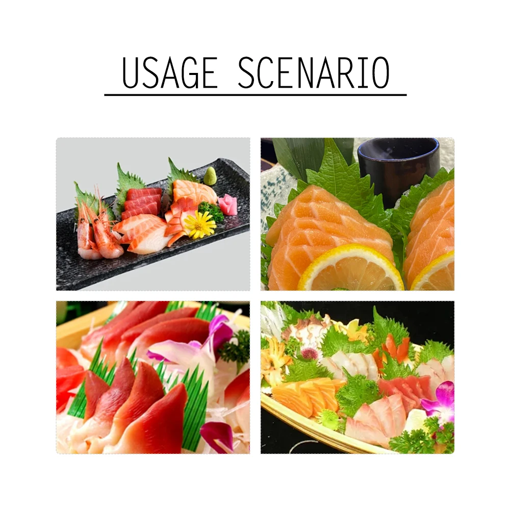 1000PCS Sushi Grass Japan Bento Baran Green Leaf Japanese Food Sushi Sashimi Decor Tools I.1225622320
