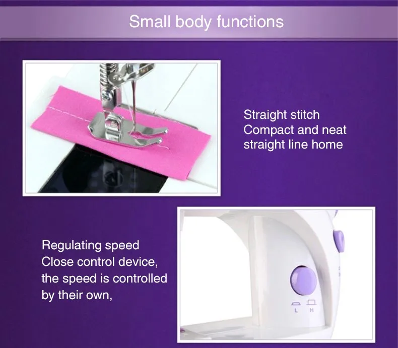 Zogift Yiwu  2019 Electric Mini Portable Handheld Domestic Button Sewing Machine Industrial