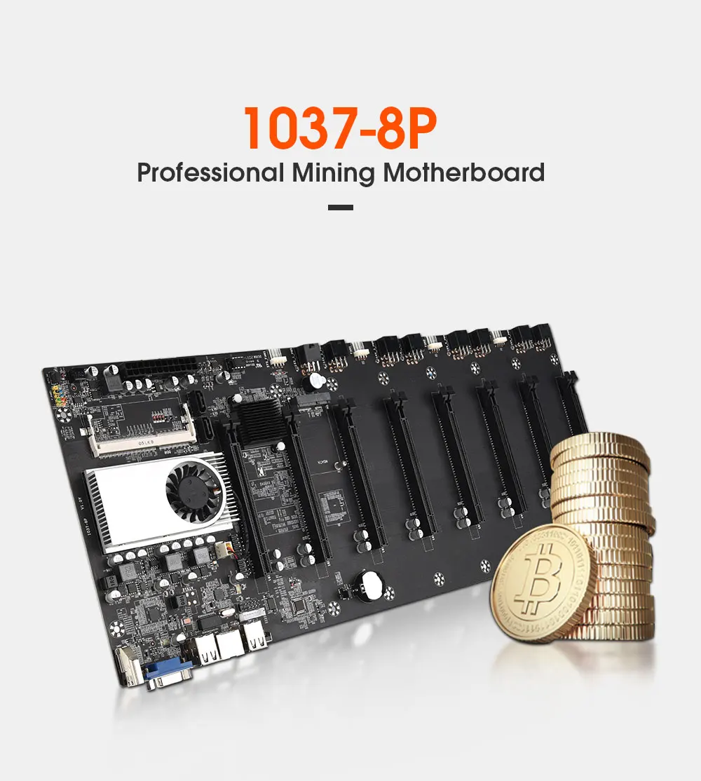 bitcoin mining rig motherboard