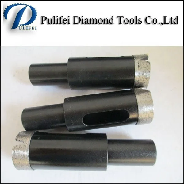 Wet drill bit for granite drilling