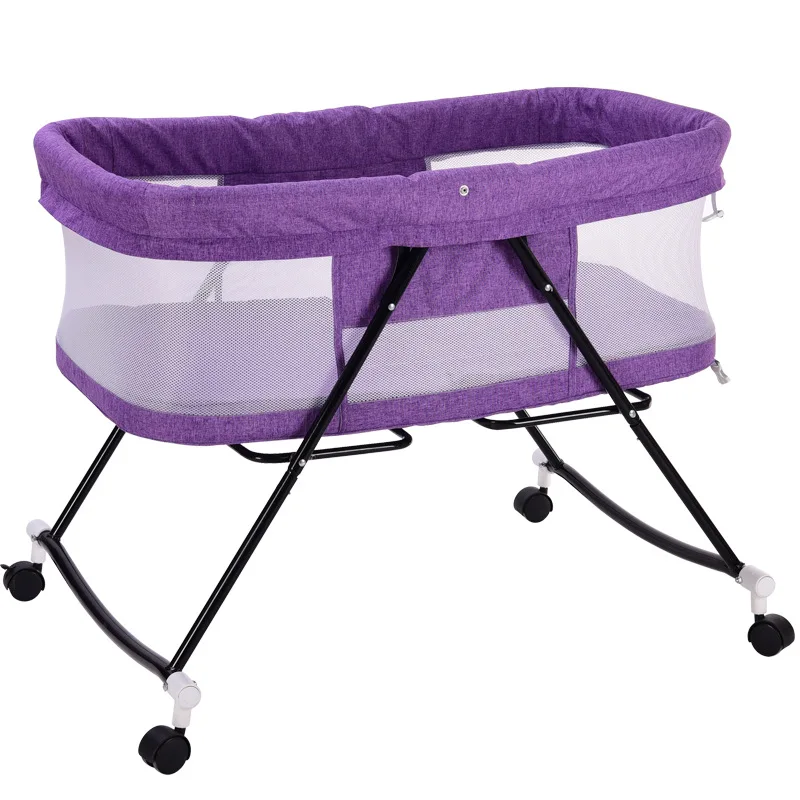 Factory Direct Baby Cot Folding Portable Neonatal Appease Shaker With