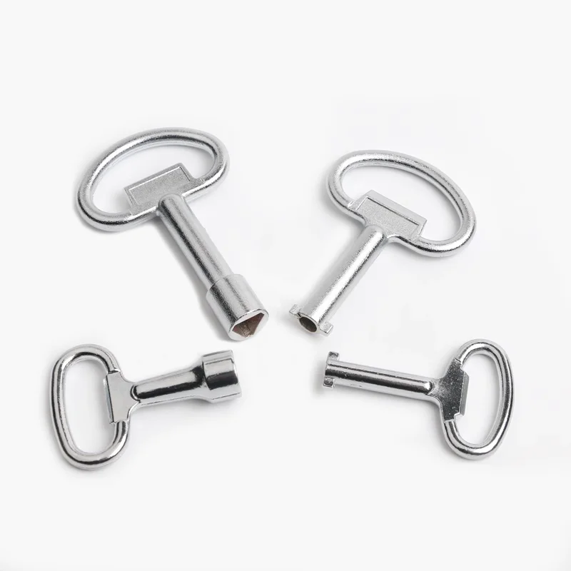 MS705 & MS816 Small Triangle Lock Key Handmade From Zinc Alloy a Stylish Metal Product factory