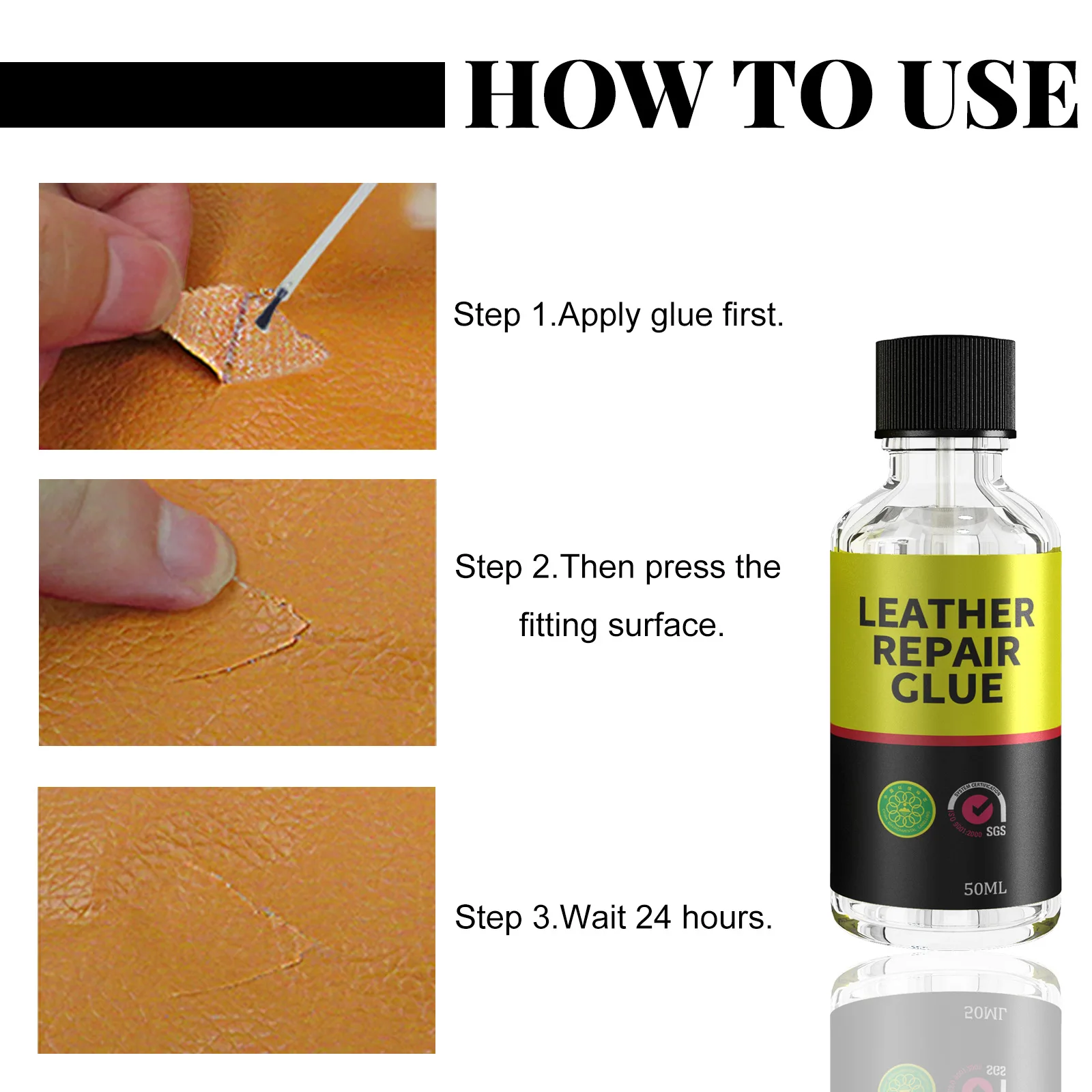 Car Leather Repair Glue Car Seat Maintenance Leather Care Glue Leather