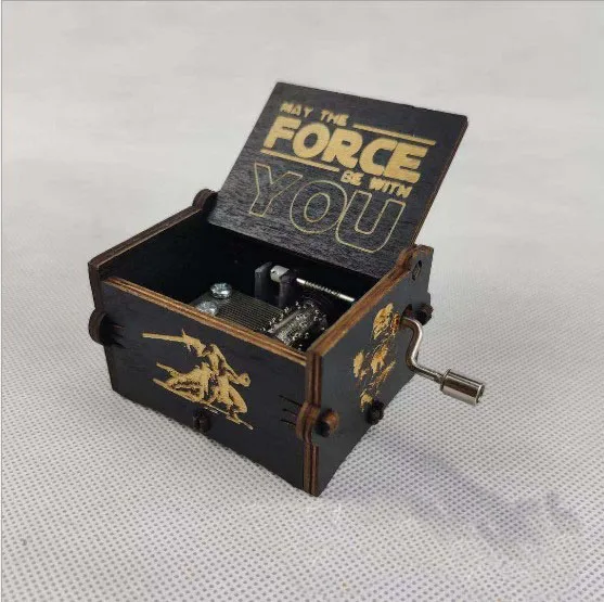 Wholesale Cheap Mini Wood Hand Crafts Music Boxes For Christmas Gift